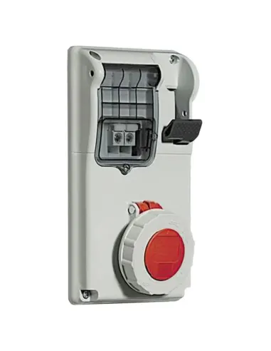 Legrand compact interlocked socket 3P+E 3X16A+E 400V IP55 057317