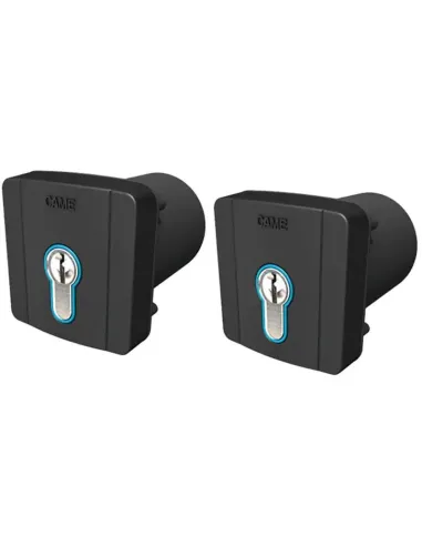 Kit of 2 Came flush-mounted key selectors with backlit Blue DIN 8K06SL-005