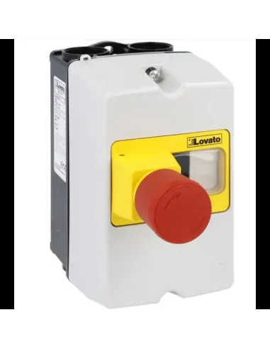 Lovato wall-mounted enclosure IP65 emergency button SM1Z1702P