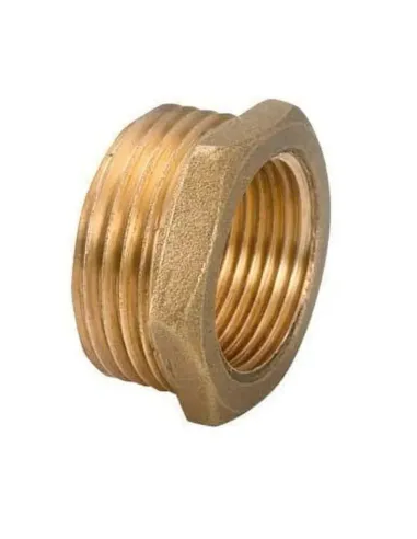 IBP M/F hex fitting 2 x 1 inch brass 8241 M16008000