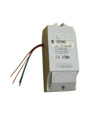 Relè Passo Passo Tecnel Push e WiFi 2 Canali 10A 230V TE7642WF