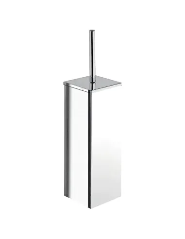 Gedy Kansas glossy chrome freestanding toilet brush holder 3833-13