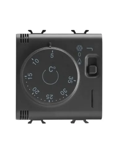 Gewiss Chorus Black Thermostat GW12705