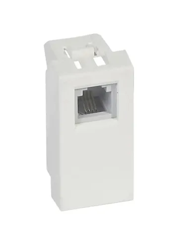 Legrand Vela RJ11 telephone socket white 687025