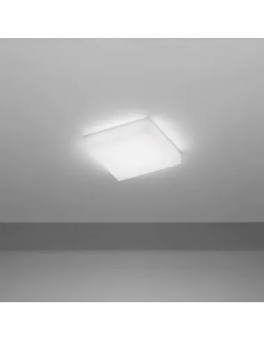 Noble Square LED ceiling light 20W 3000K IP65 wall or ceiling mounted ICS26/3K