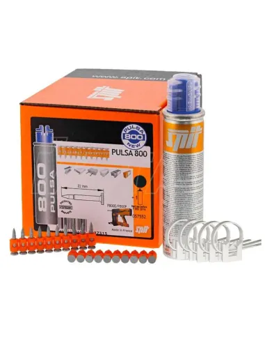 KIT 1500 Nails HC6 22 with 300 Elematic Clips 16-32 KITCHIODI3+1