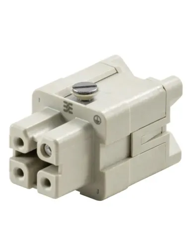 Weidmuller HDC 3P+T 16A 400V Female insert connector 1498200000