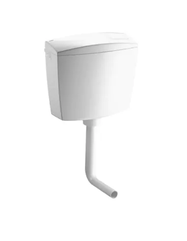 Valsir Perk 6 liter external toilet cistern White VS0846001