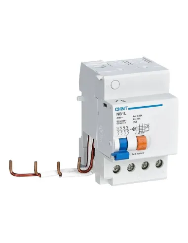 Blocco differenziale Chint NB1L-40 40A 300MA Tipo A 4P 3 Moduli 198386