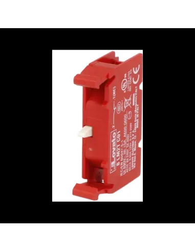 Lovato NC contact series 8LM 22mm red 8LM2TC01