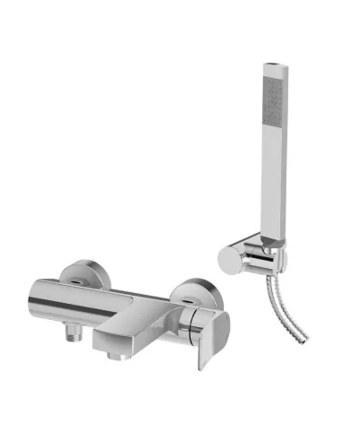 Paffoni Tilt external bath mixer with wall support TI023CR