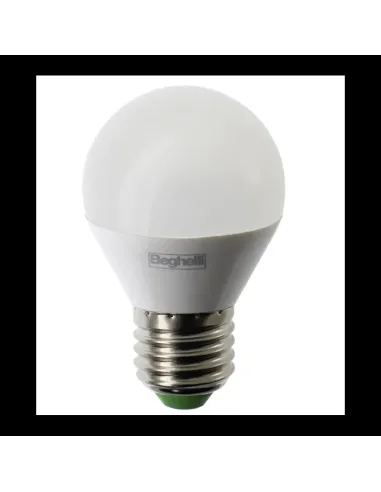 Beghelli lampada sfera LED opale 3,5W E27 3000K luce calda 56964