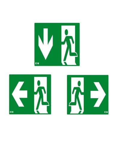 Eaton SafeLite 3 direction emergency lamp SL23A adhesive pictograms