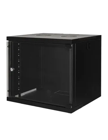 Quadro rack Fanton a parete 9 unità CLOUD 19" nero 28131NE