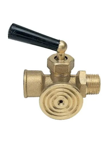 Rubinetto per acqua porta manometro Ferrari in ottone M/F 3/8 110553