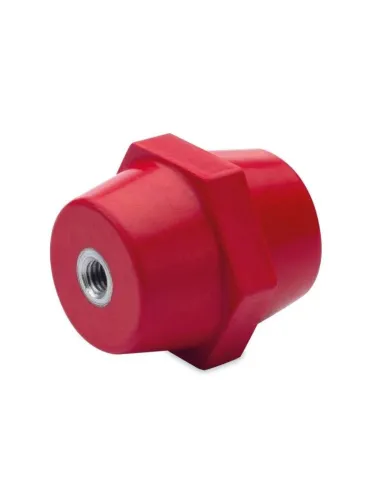 Isolatore e distanziale BM M6 H45 in poliestere rosso QHEP04506