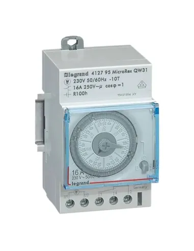 Legrand MicroRex 3 Modules weekly time switch 412795