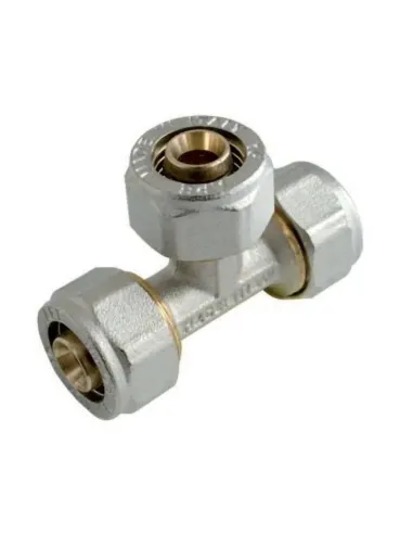 Ape T-fitting Diameter 26 mm nickel-plated 37TF262626