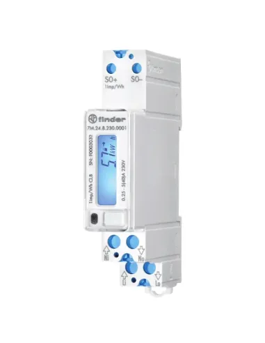 Contatore di energia digitale Finder 40A 1 modulo 7M2482300001