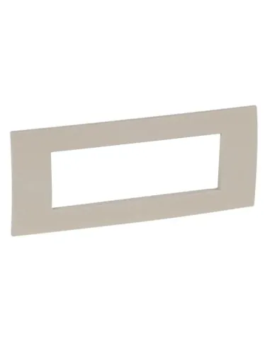 Legrand Vela square ivory plate 6 modules 685802