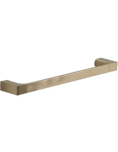 Wall mounted bathroom towel holder Gedy Pirenei 45cm matt gold PI21-45-88