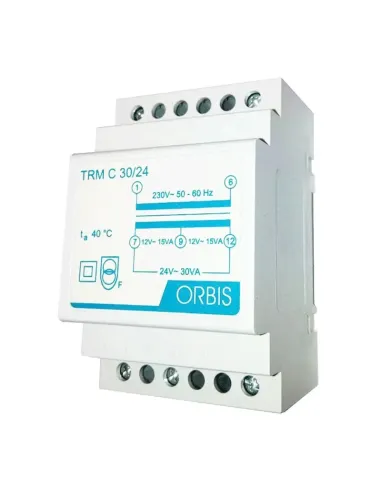 Orbis modular transformer 30VA 230/12-24V AC OB86C3024