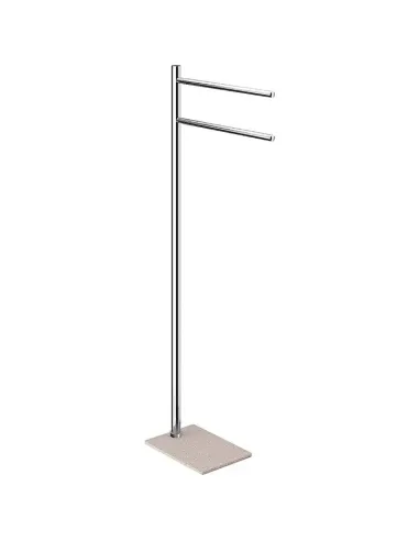 Gedy Trilly chrome/beige free-standing towel holder TR31-03