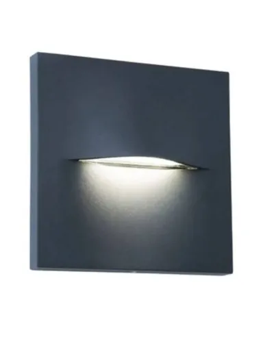 Segnapasso Led Quadrato Sovil 3W 4000K Grigio IP65 99202/16