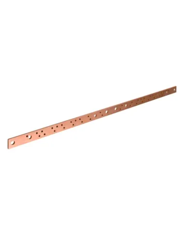 Hager copper bar drilled threaded M6 section 30X5X L880 UM30A2