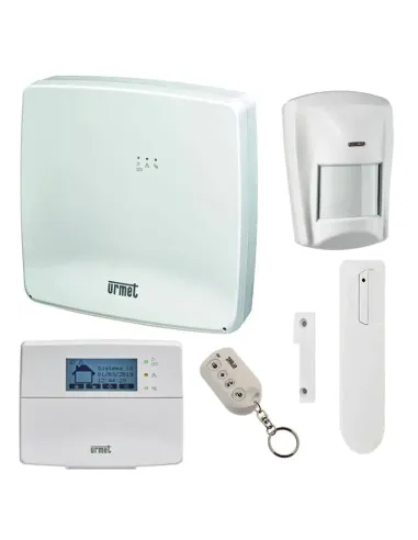 Urmet multifunction wireless anti-intrusion kit with GSM/IP 1051/911