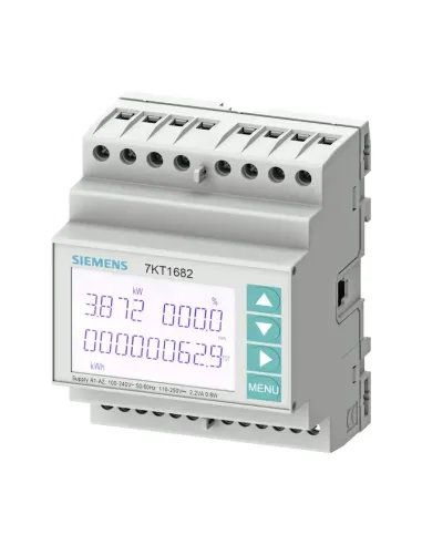 Siemens Sentron PAC1600 three-phase Modbus RTU/ASCII multimeter 7KT1682