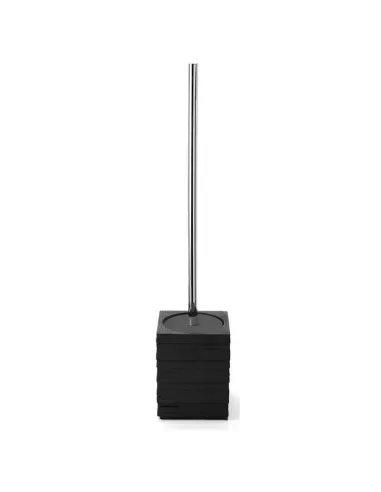 Standing toilet brush holder Gedy Quadrotto black QU33-14