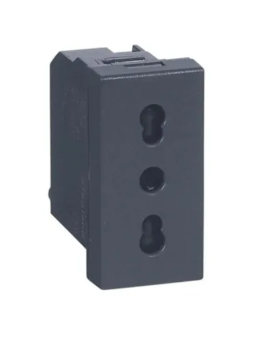 Legrand Vela Scura Bypass Socket 2P+E 10/16A 683081