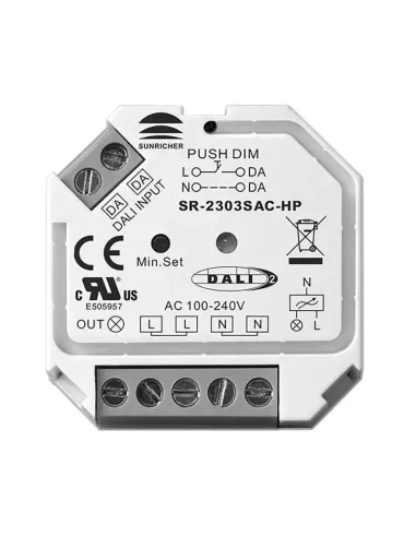 Dimmer with button control and DALI TCI 200W 100-230V 181213