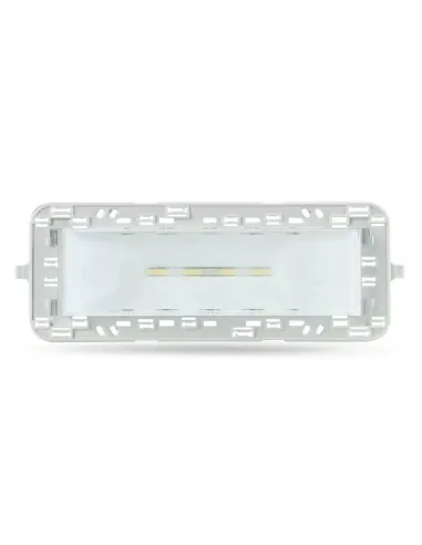 Lampada di emergenza Led Ave a incasso 6/7 moduli 90 lumen IP20 442089