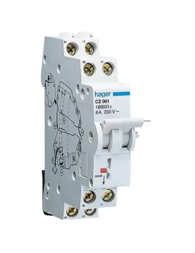 Hager auxiliary contact for pure residual current circuit breaker CZ001