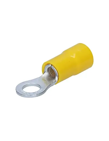 Capicorda ad occhiello preisolato Cembre 6mmq Diametro 8mm Giallo GF-M8