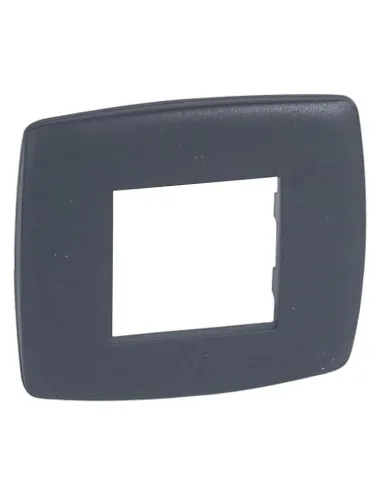 Legrand Vela round anthracite plate 2 modules 685814