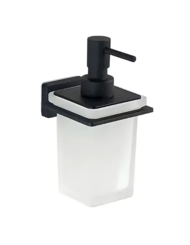 Dosasapone dispenser liquido a muro Gedy Atena nero matto 4481-14