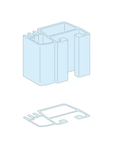 Linergy Schneider 630A bar for vertical installation LVS04502