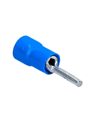 Capicorda preisolato Cembre con puntale 2,5mm Lunghezza 12mm Blu BF-P12