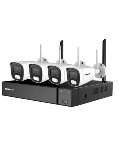 Comelit Video Surveillance KIT WI-FI NVR 4 channels and 4 bullets WIKIT004S05NA