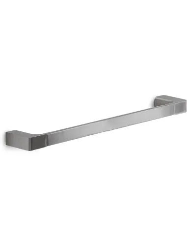 Wall mounted bathroom towel holder Gedy Pirenei 45cm brushed steel PI21-45-38