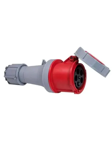 Fanton industrial mobile socket 3P+E 63A 400V IP67 red 71194