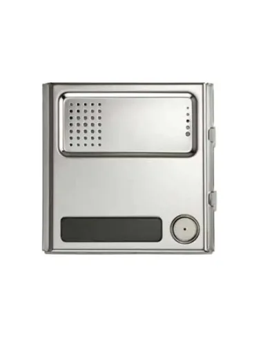 Urmet Sinthesi Steel module with 1 button and door station in anodized aluminum 1158/21