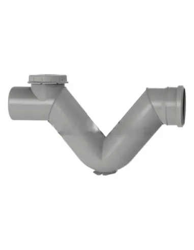 Firenze siphon in PP Valsir PP3 for drain pipes D 125 mm L 346 mm VS0533125