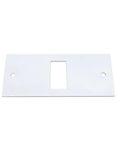 White lacquered Master insert 1 hole to be completed with frame 60l101