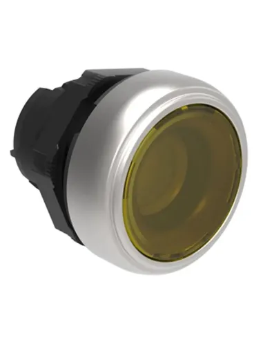 Rasato yellow lovato Platinum impulse luminous pushbutton LPCBL105