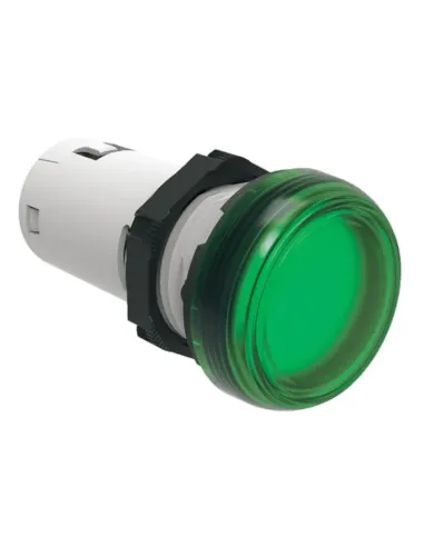 Indicatore luminoso Lovato monoblocco a LED Verde LED 230V LPMLM3