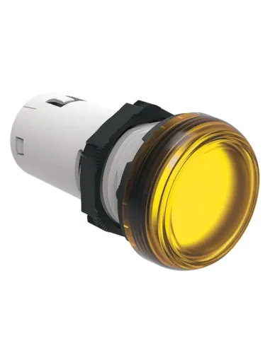 Lovato monobloc LED indicator light Yellow LED 230V LPMLM5